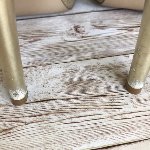 Guess Gold Glitter 5” Open Toe Heels in Size 10 - Picture 8 of 8